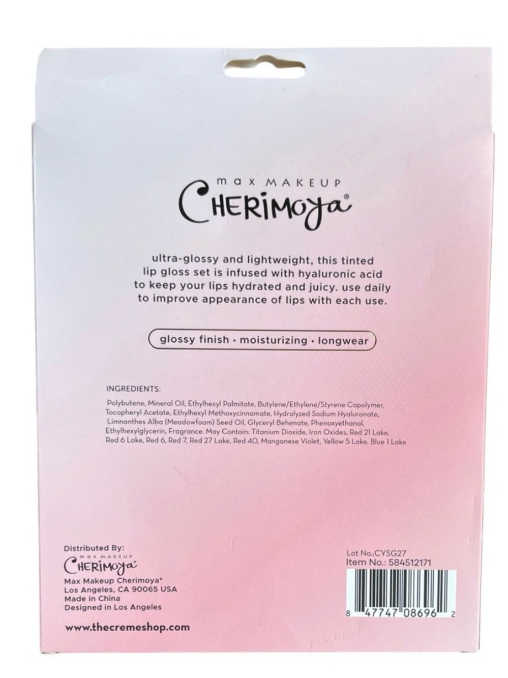 6 - 🍉 Cherimoya Watermelon Lip Oil Trio - Picture 3 of 4